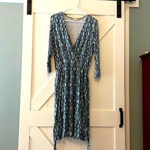 Pixley Sea Mist/Light Green Faux Wrap Dress